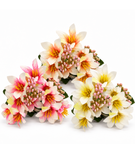 Buchet Artificial Alstroemeria H 31 cm - model  0499-2