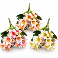 Buchet Artificial Alstroemeria H 31 cm - model  0499-2
