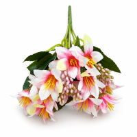 Buchet Artificial Alstroemeria H 31 cm - model  0499-2