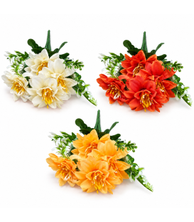 Buchet Artificial Dalie H 32 cm - model 0131-2