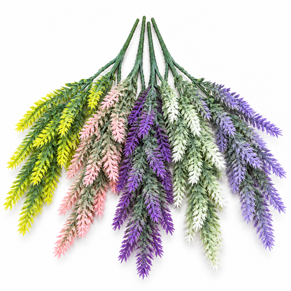 Buchet Artificial Lavanda Colorata H 35 cm - model 0377-2