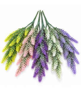 Buchet Artificial Lavanda Colorata H 35 cm - model 0377-2
