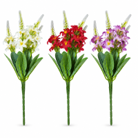 Buchet Artificial Mathiola H 35 cm - model  0131-3
