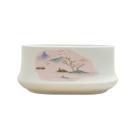 Ghiveci vas ceramic mare chinezesc - model barca
