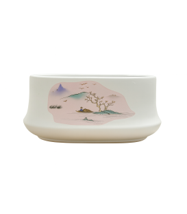 Ghiveci vas ceramic mare chinezesc - model barca