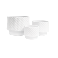 Ghiveci vas ceramic Romb cu picior S/3