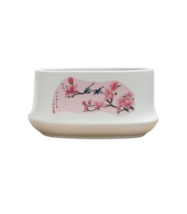 Ghiveci vas ceramic mare chinezesc - model flori
