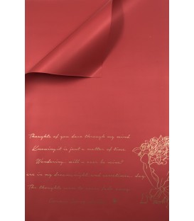 Coli folie color 2 fete model Buchetel set 20 coli - diverse culori