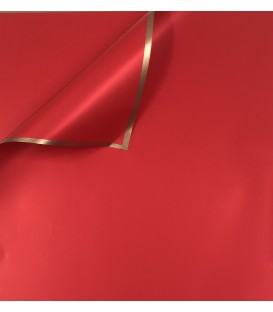 Coli folie color 2 fete model Culoare + Margine Aurie set 20 coli - diverse culori