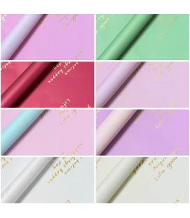 Coli folie color 2 fete model scris Good Thinks set 20 coli