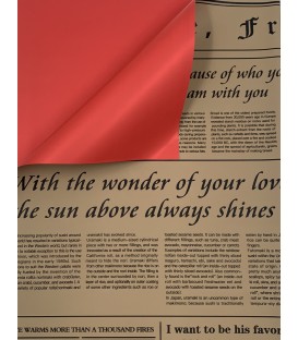 Coli folie color 2 fete model scris Ziar cu o fata colorata set 20 coli - diverse culori