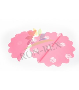 Folie rotunda 48 cm roz
