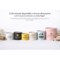 Cutii rotunde RRX diverse marimi si culori - COMANDA DOAR TELEFONICA